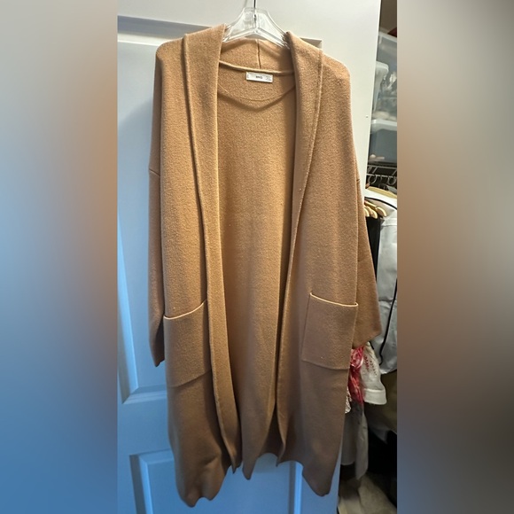Mango Oversized Coat Cardigan with Pockets - Picture 3 of 7